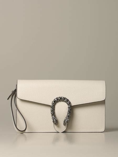 gucci flap clutch white|Gucci clutch women.